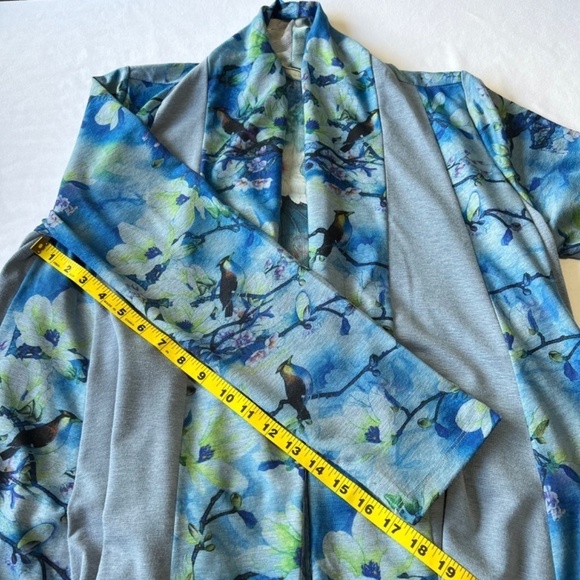 Soft Surroundings Tea Gardens open front birds and koi topper - Picture 9 of 11